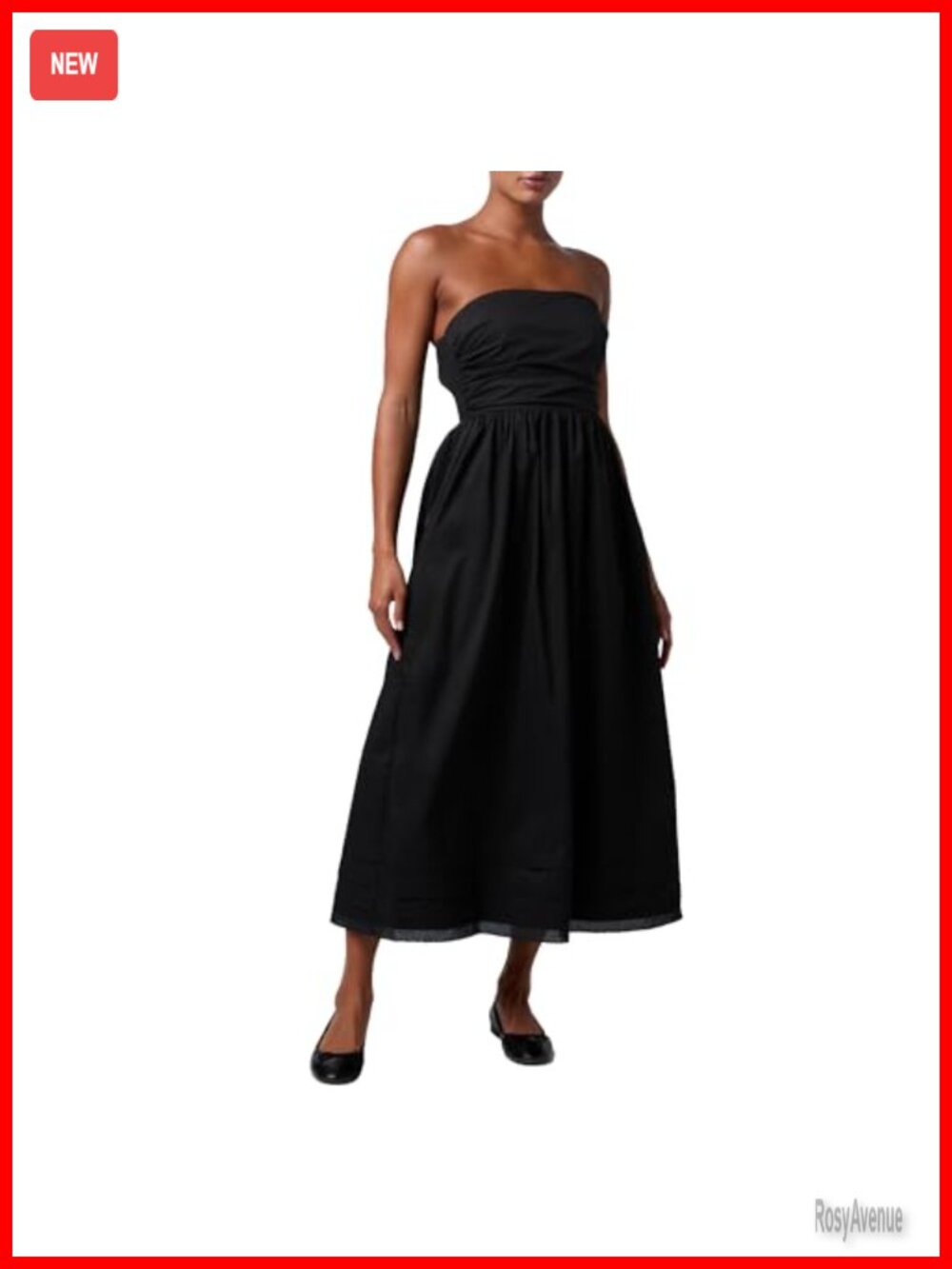 Lulus Strapless Midi Dress with Pockets - Casual Party A-Line